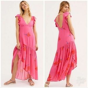 NWT Free People She's A Waterfall Maxi Dress